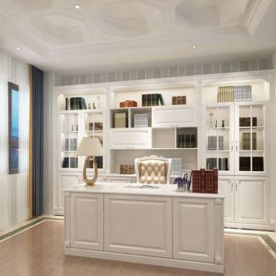 MDF or solid wood laminate bedroom furniture customized furniture book cabinet